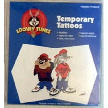 Wholesale Looney Tunes Taz Bugs Bunny Temporary Tattoo (SKU 363539) 