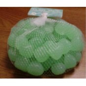 Light Jade Glass Stone Floral Marbles