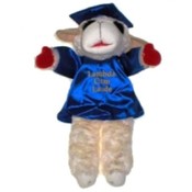 10" Graduation Plush Lamb Chop