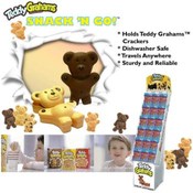 Teddy Grahams Snack 'N Go! Plastic Container.