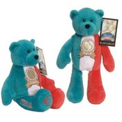 Italy 9" Euro Bear w/coin Beanie