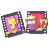 Looney Tunes At The Movies 2pc Magnet Set