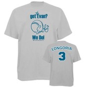 Evan Longoria  "Got Evan"  Grey  T-shirt