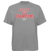 Boston 2007 Champions Distress Grey T-Shirt
