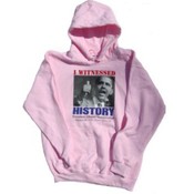 Obama "I Witnessed History" Pink Hoody
