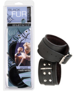 UPC 669729081679 product image for Black Wrist Restraints W/Black Faux Fur Lining | upcitemdb.com