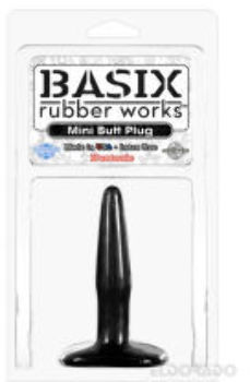UPC 603912237177 product image for Basix Mini Butt Plug (Black) | upcitemdb.com