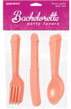 UPC 603912052015 product image for Pecker Party Ware (Spoon/Knives/Forks) | upcitemdb.com