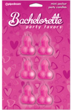 UPC 603912897258 product image for Mini Pecker Party Candles (6) | upcitemdb.com