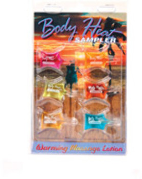 UPC 603912130515 product image for Body Heat Lotion Sampler - Asst. Flavors Pack Of 6 | upcitemdb.com