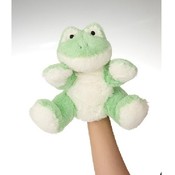 9" Frog Hand Puppet With Squeeker