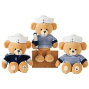 7" Sailor Bear In 3 Assorted Outfits