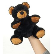 9" Black Bear Hand Puppet
