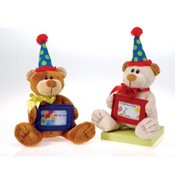 6.5" 2 Assorted Party Bear With Gift Card