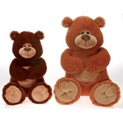 15.5" 2 Assorted Color Sitting Bears