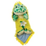 Blanket Babies-11" Frog In Baby Blanket
