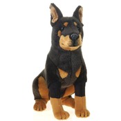 13" Sitting Doberman  Dog