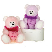 9" 2 Assorted Color "I Love Mom" Bears