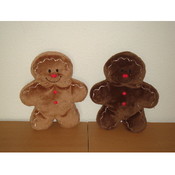 9" 2 Asst. Color Bean Bag Ginger Breadman