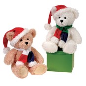 11" 2 Asst. Color Sitting Bears