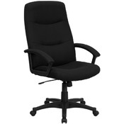 high-back-black-fabric-executive-swivel-office-chair