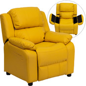 Flash Furniture Deluxe Heavily Padded Vinyl Kids Recliner with