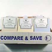 Pillow Case Assorted Solid Color Display
