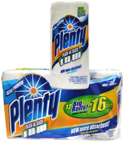 UPC 183689000339 product image for Plenty Paper Towel Flex-A-Size 121 Sheets (Bounty) | upcitemdb.com