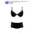 BodyForm Satin Tuexedo " Sexy" Bra Set