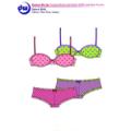 BodyForm Mesh Ruffle Bra Set