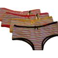 Icy Hot Cotton Multicolored Stripes Boyshort