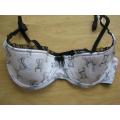Icy Hot Ruffle Trim Bra Set