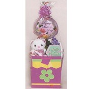 Medium Bag with Bear, Trinket Box, and Balloon