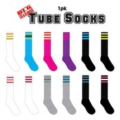 Women's Old School Knee High Tube Socks 1 Pack