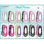 Ladies 3 Pack Mesh Footies