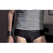 Mens Beau Monde Pouch Brief Black