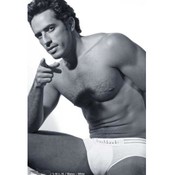 Mens Beau Monde Mesh Lines Brief