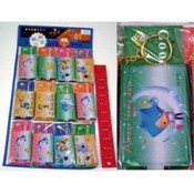 Assorted Square Pocket Address Book Keycahins