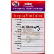 High Quality Emergency Phone Number Magnet