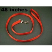 4 Foot Long Red Dog Leash with Durable Clasp