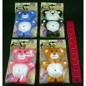 Assorted Color Teddy Snacks Container