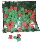 Red and Green Sugary Spice Drops Candy