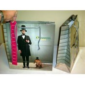 Imprinted Abraham Lincoln Large Glossy Gift Bag