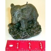 Stone-Look finish Elephant Candle