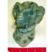 Stone-Look finish Elephant Head Candle