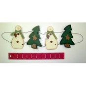 Snowman/Christmas Tree Jar Wrap