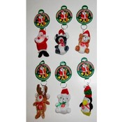 Christmas Plush Animal Keychains