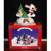 Porcelain Musical Santa