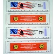 Imprinted Acrylic 6 Inch Rulers