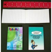 Imprinted Mini Padded Lined Notebooks